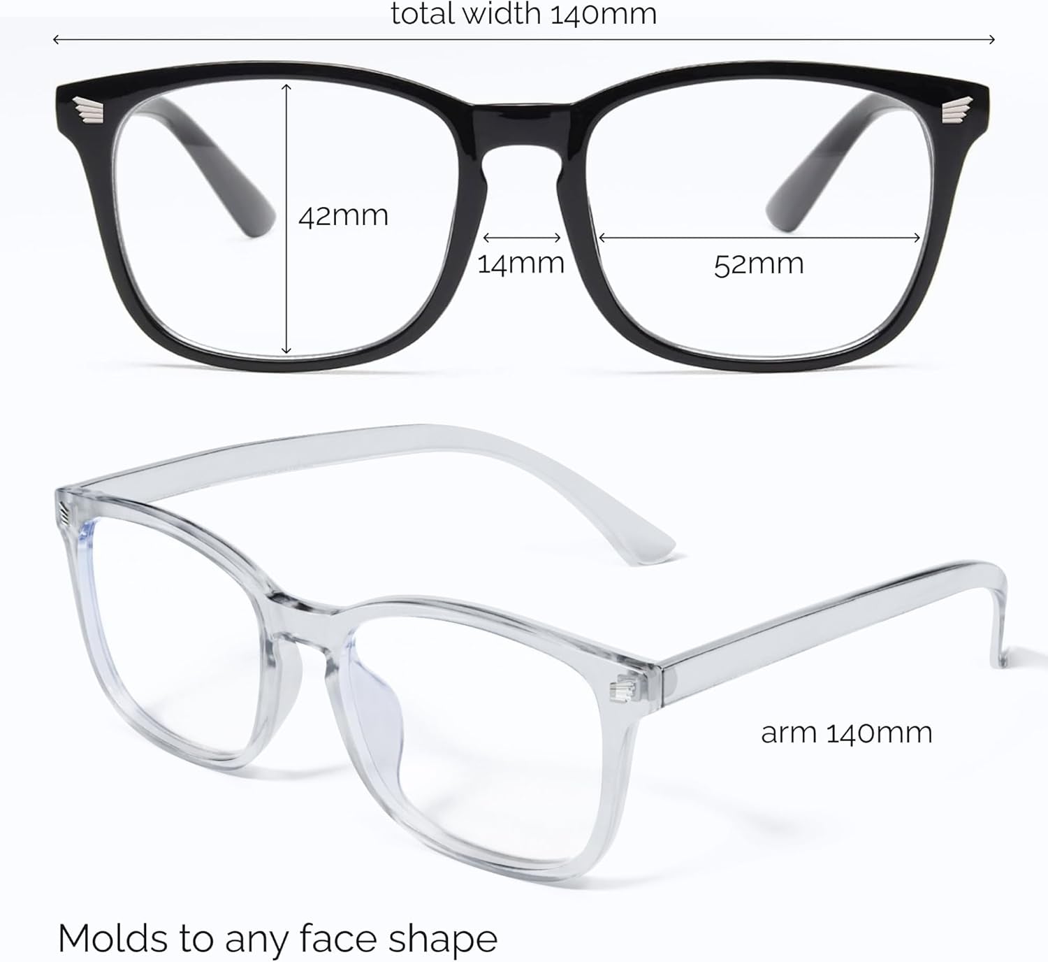 Livho High Tech Blue Light Glasses - Advanced 99% Blue Light Blocking Computer G